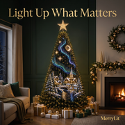 MerryLit™ Smart Pixel LED Christmas Tree Lights | 16M Colours, App + Remote