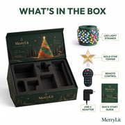 MerryLit™ Smart Pixel LED Christmas Tree Lights | 16M Colours, App + Remote